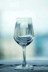 empty wine glasses