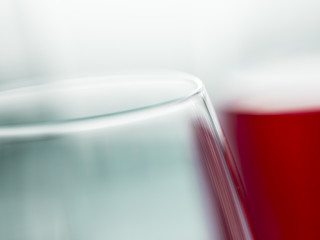 abstrack art of wine glasses