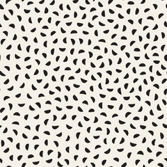 Seamless vector chaotic pattern. Randomly scattered geometric shapes. Abstract background