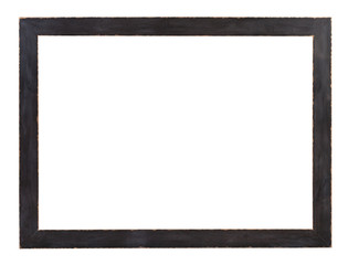 modern flat dark gray painted wooden picture frame