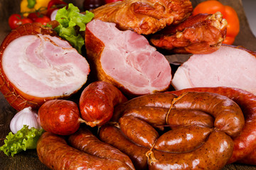Smoked pork meat