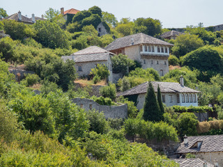Fototapeta na wymiar Beautiful ancient city fortess of Pocitelj