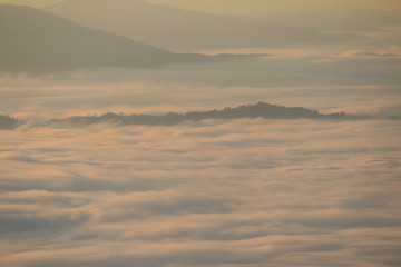 fog in mountain