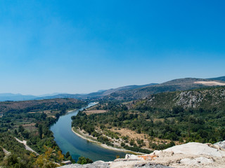 Beautiful ancient city fortess of Pocitelj
