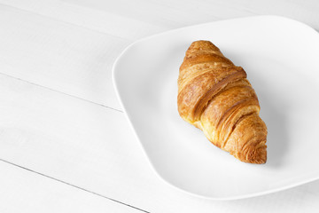 fresh breakfast croissant