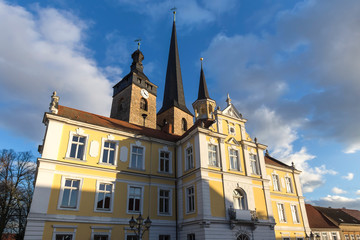 historic town burg near magdeburg germany