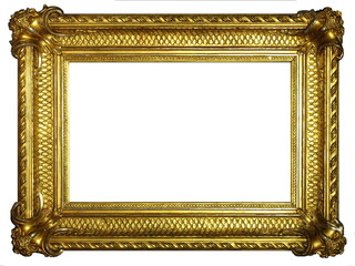 Goldener Prunkrahmen