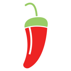 Gemüse Icon - Peperoni, Chilischote