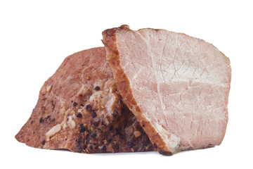 one large juicy smoked cut piece of balyk