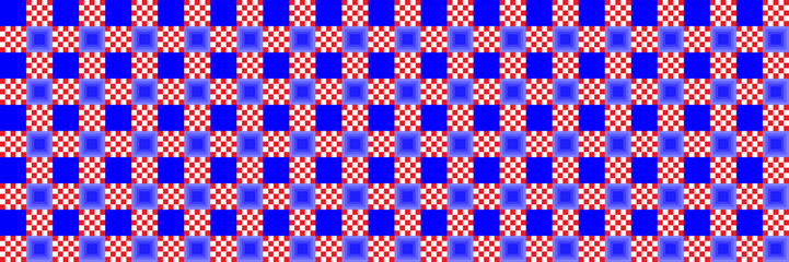 horizontal blue and red square checked pattern for background and design,vector illustration