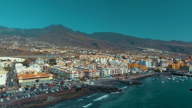 Candelaria town aerial view in Tenerife
