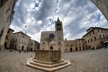 Fototapeta na wymiar Bevagna (Perugia, Umbria), historic city