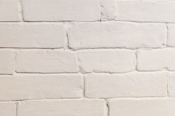 white briks wall background
