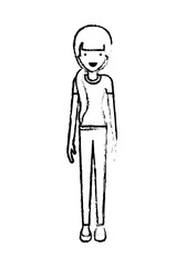 elegant businesswoman avatar character vector illustration design