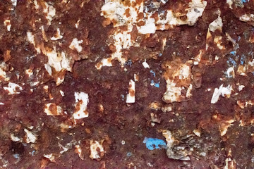 background of texture, in the form of rust