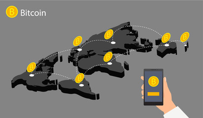 Flat design with human hands