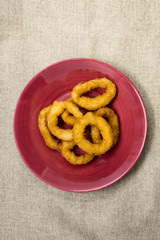 Fast food Homemade Crunchy Fried onion rings