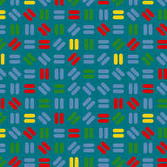 80's Geometric Pattern