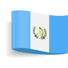 Guatemala Flag Vector Label Tag Icon