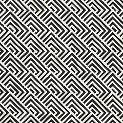 Seamless abstract hand drawn pattern. Vector freehand lines background texture. Ink brush strokes geometric design.