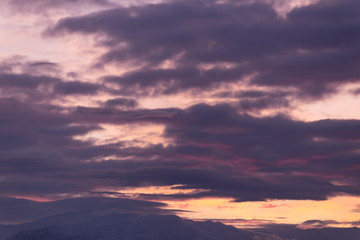 clouds in the morning heavy colors for background