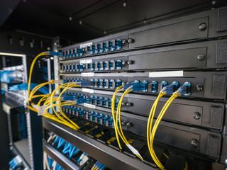 Fiber optical in rack cabinet