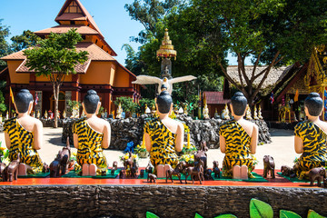 Buddhism statue at Wiang Ka Long cultural city
