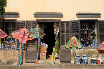 Souvenir shop in Hoi-an, Vietnam