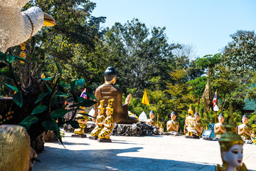Buddhism statue at Wiang Ka Long cultural city