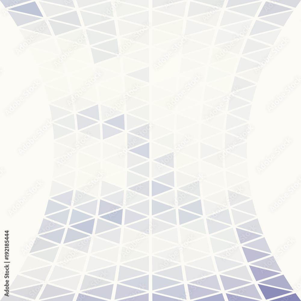 Poster Subtle pattern with transparent triangles. Vector background