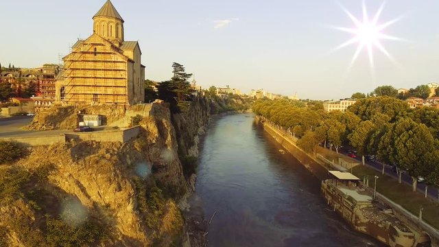 Aerial view of Tbilisi, Georgia