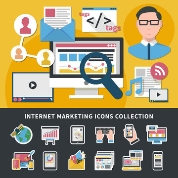 Internet Marketing Icons Collection