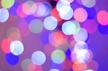 Multicolored bokeh 