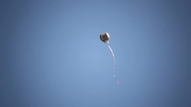 Hot Air Balloon, Made from Paper, Release in Yee Peng Festival.