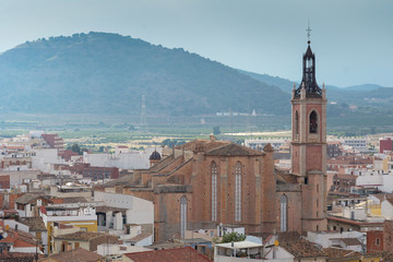 Fototapeta na wymiar Iglesia de Santa María. Sagunto. Valencia. España