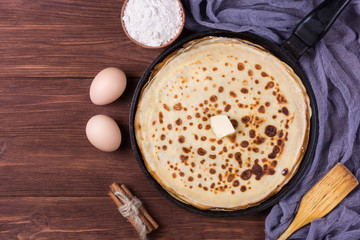 Hot delicious pancakes
