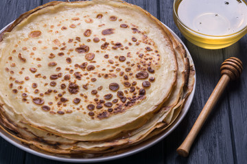 Hot delicious pancakes