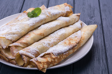 Hot delicious pancakes