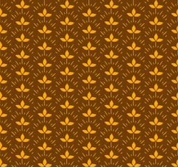 Wheat vector seamless  pattern. 