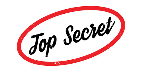 Top Secret rubber stamp. Grunge design with dust scratches. Effects can be easily removed for a clean, crisp look. Color is easily changed.
