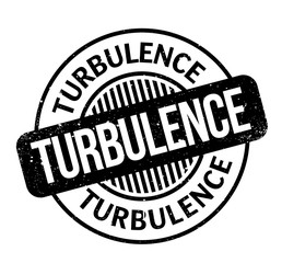 Turbulence rubber stamp. Grunge design with dust scratches. Effects can be easily removed for a clean, crisp look. Color is easily changed.