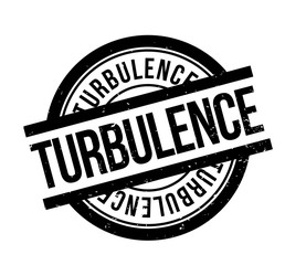 Turbulence rubber stamp. Grunge design with dust scratches. Effects can be easily removed for a clean, crisp look. Color is easily changed.
