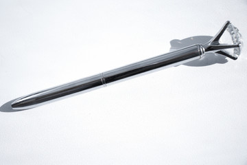Iron handle, with a diamond tip