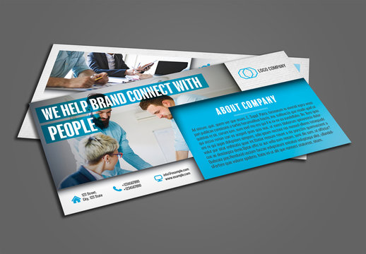 DL Flyer Layout with Blue Accents 1