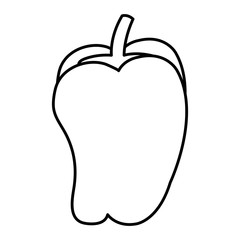 pepper vegetable isolated icon vector illustration design