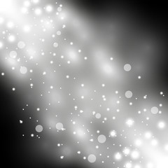 Glittering particles background effect