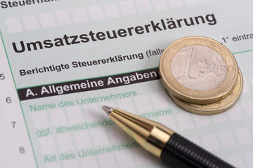 Steuererklärung für Finanzamt 