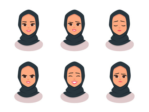 Hijab Girl Cartoon Stock Photos, Images and Backgrounds for Free