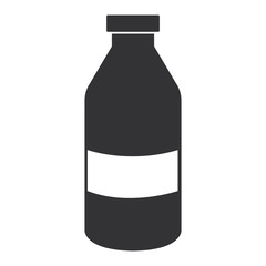 milk bottle isolated icon vector illustration design