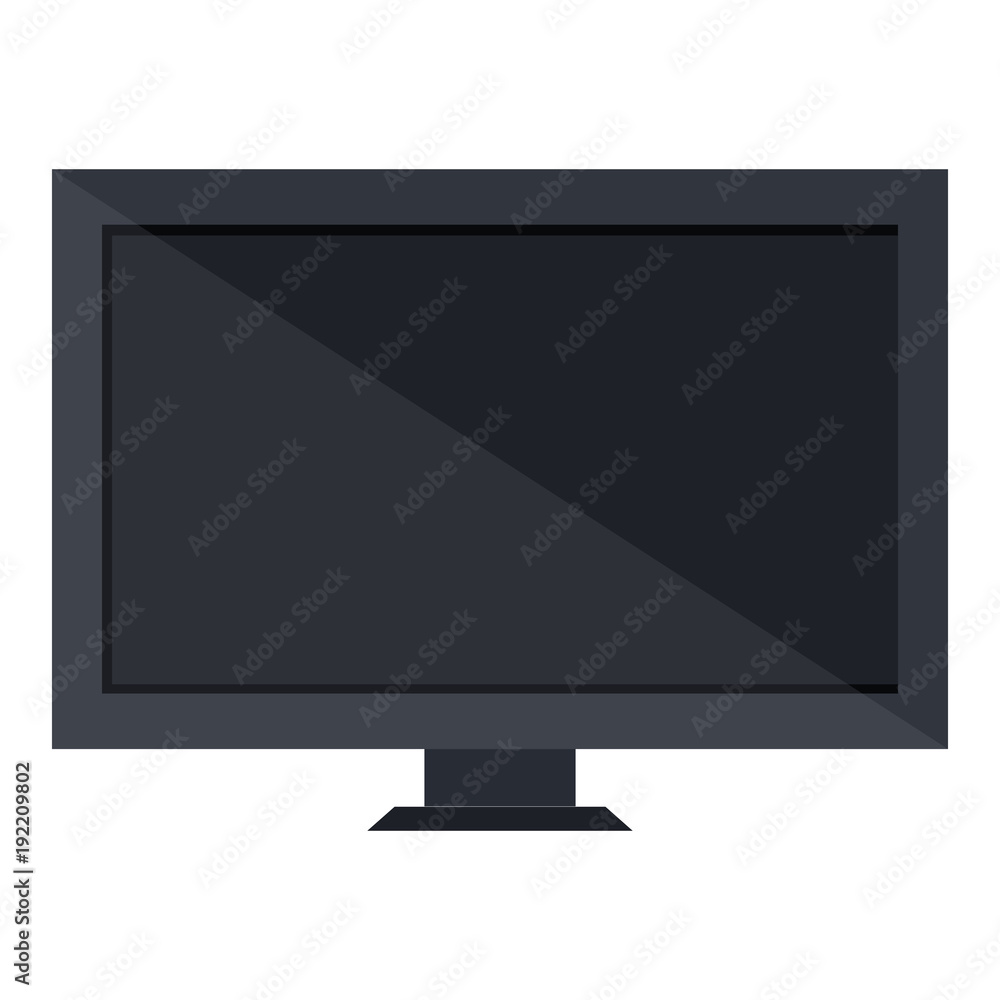 Poster monitor computer display icon vector illustration design